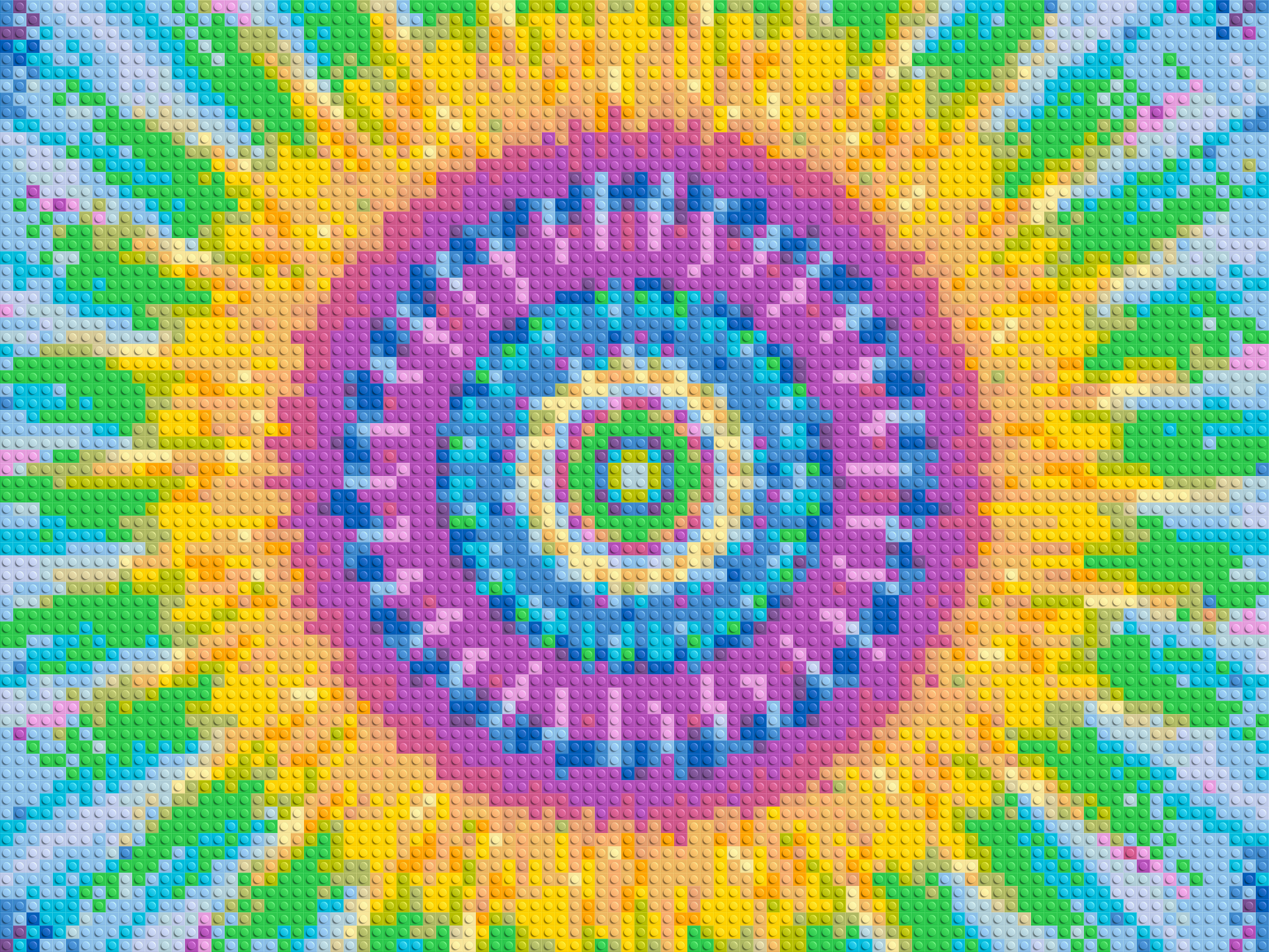 Abstract Pattern #4 - Brick Art Mosaic Kit 4x3 large