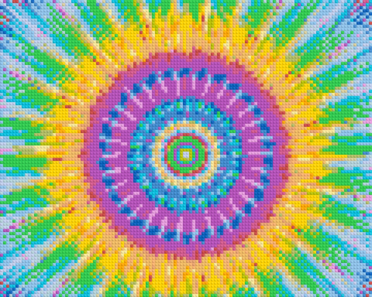 Abstract Pattern #4 - Brick Art Mosaic Kit 5x4 large