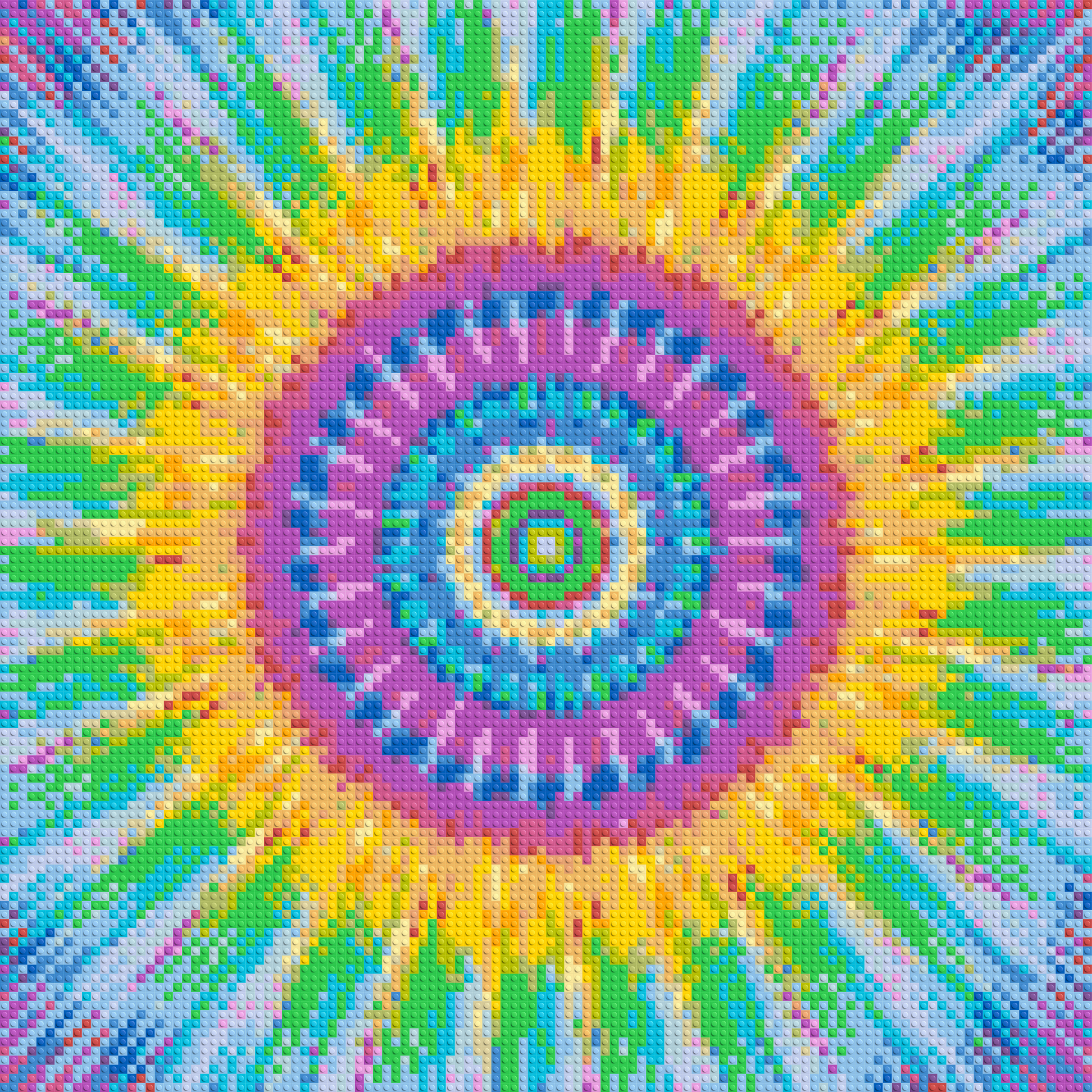 Abstract Pattern #4 - Brick Art Mosaic Kit 5x5 large