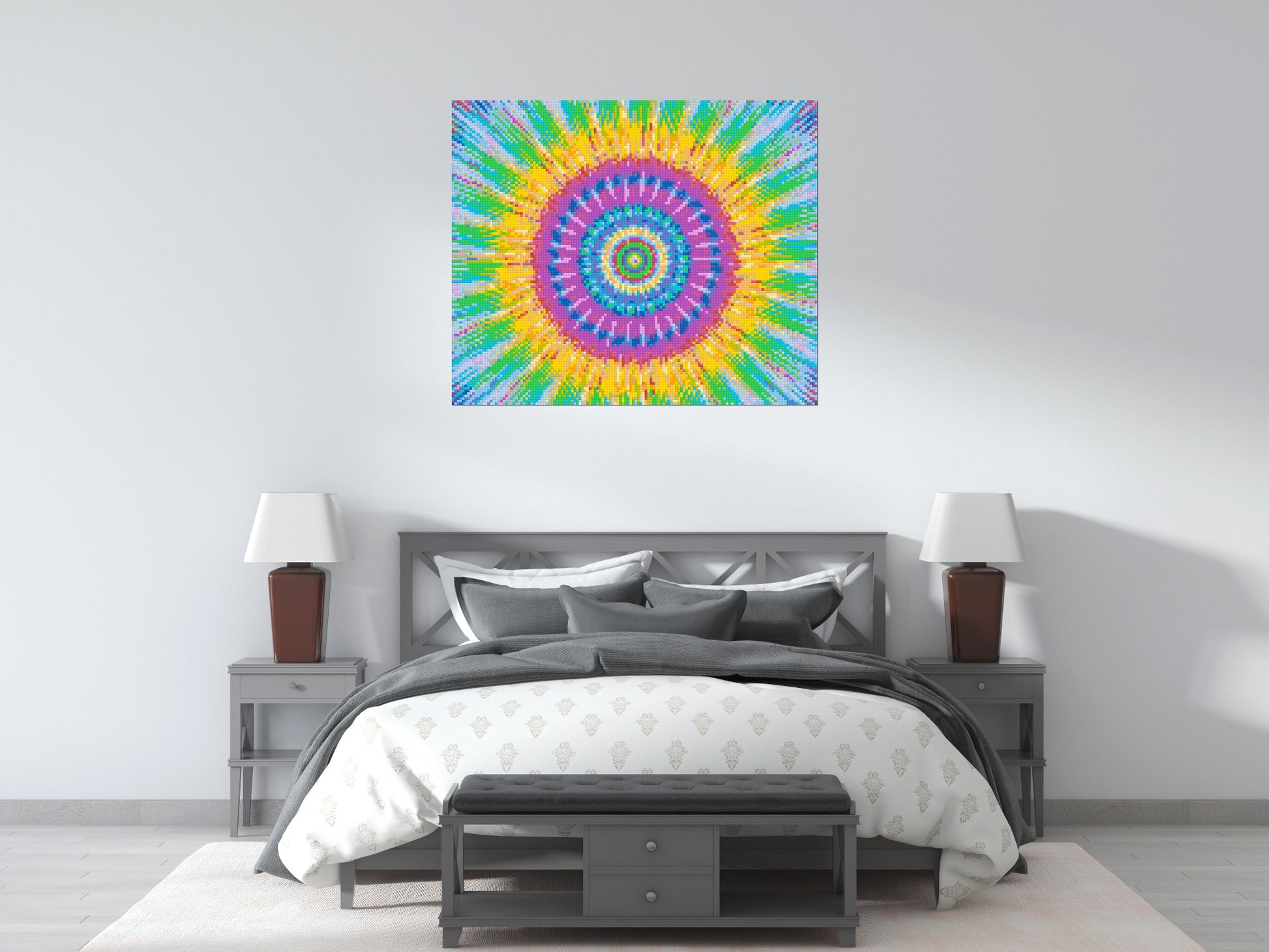 Abstract Pattern #4 - Brick Art Mosaic Kit 6x5 scene