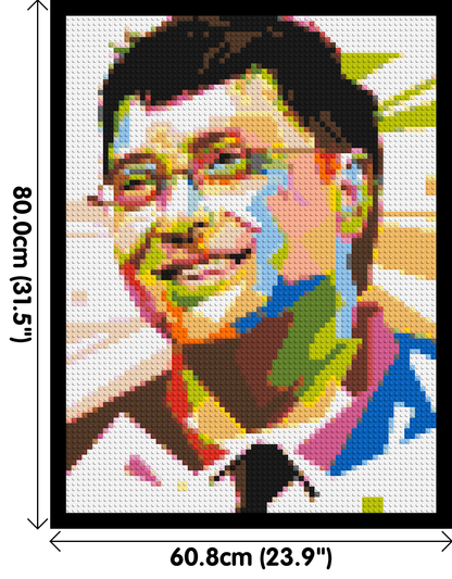 Bill Gates - Brick Art Mosaic Kit 3x4 large