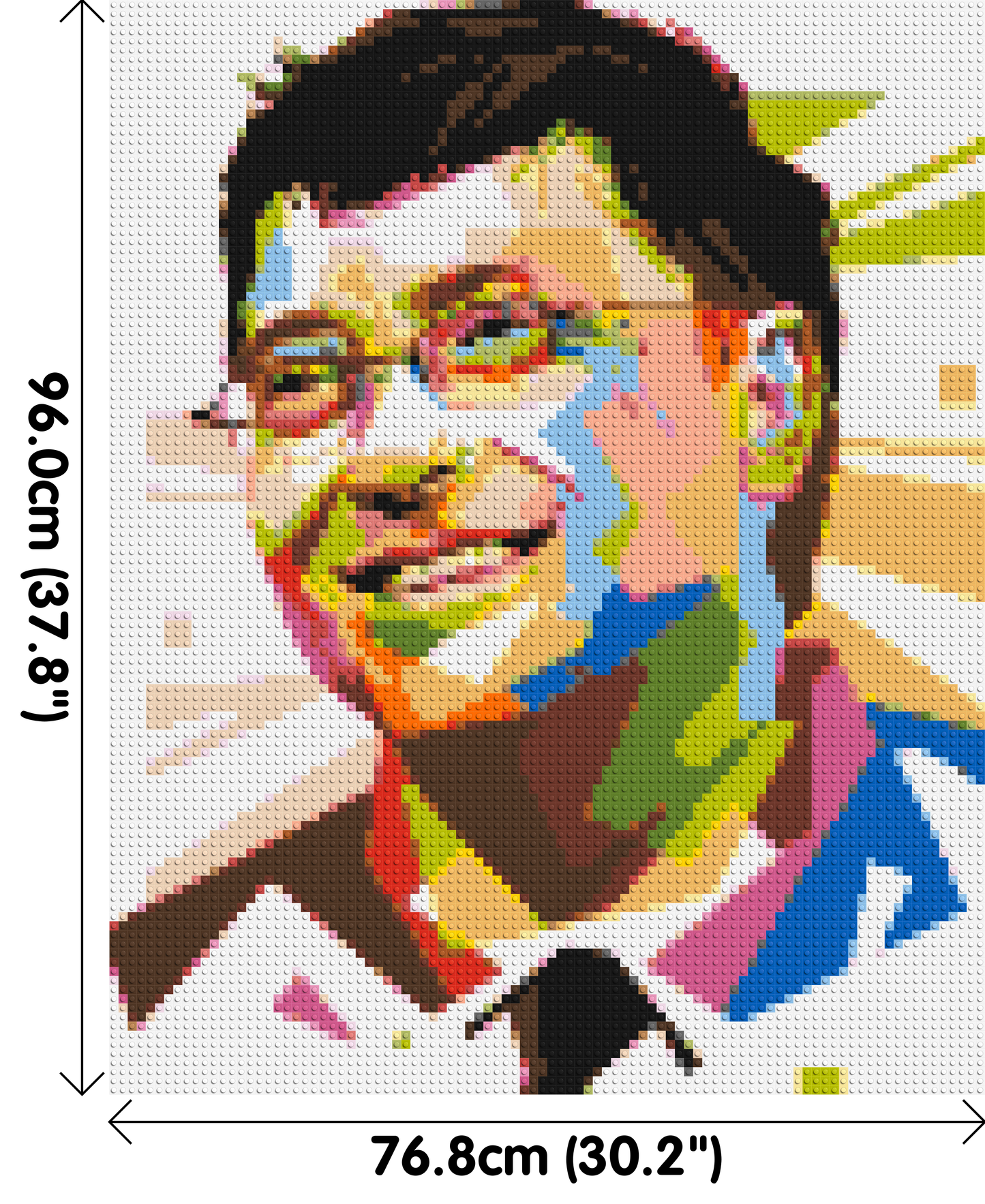 Bill Gates - Brick Art Mosaic Kit 4x5 large