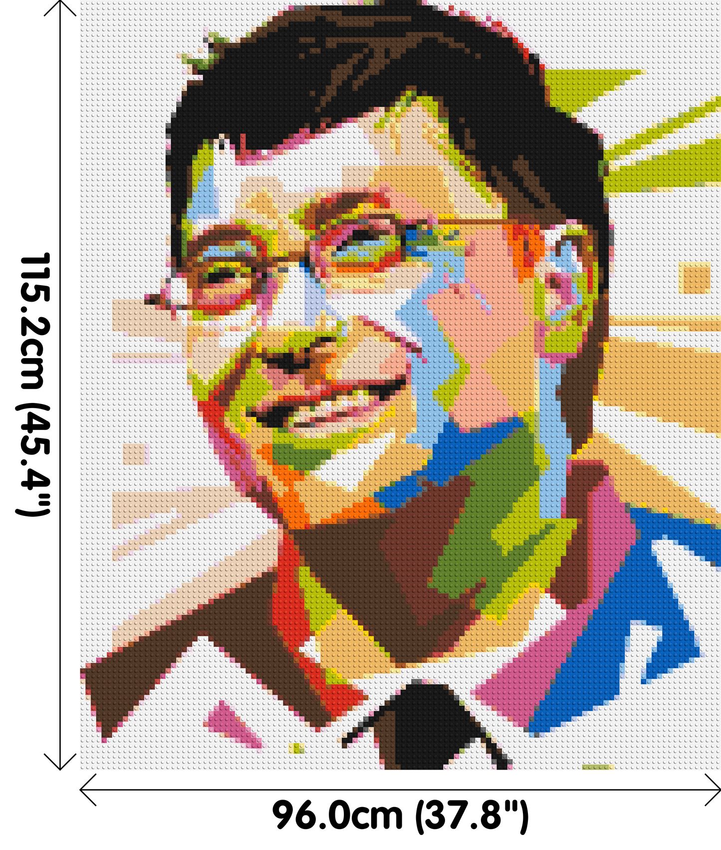 Bill Gates - Brick Art Mosaic Kit 5x6 large