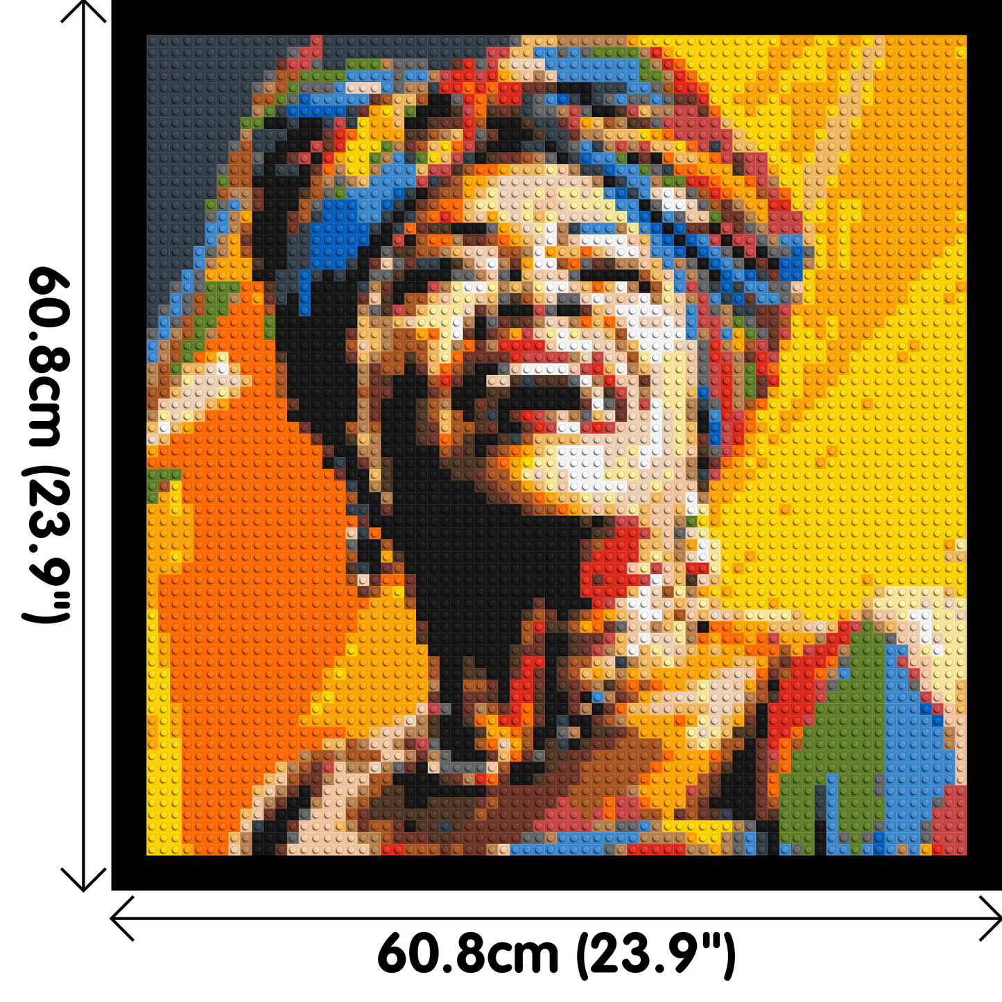 Maya Angelou - Brick Art Mosaic Kit 3x3 large