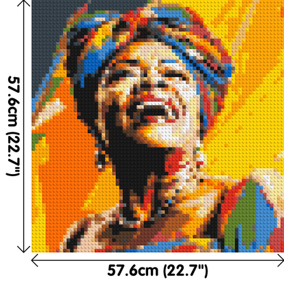 Maya Angelou - Brick Art Mosaic Kit 3x3 large