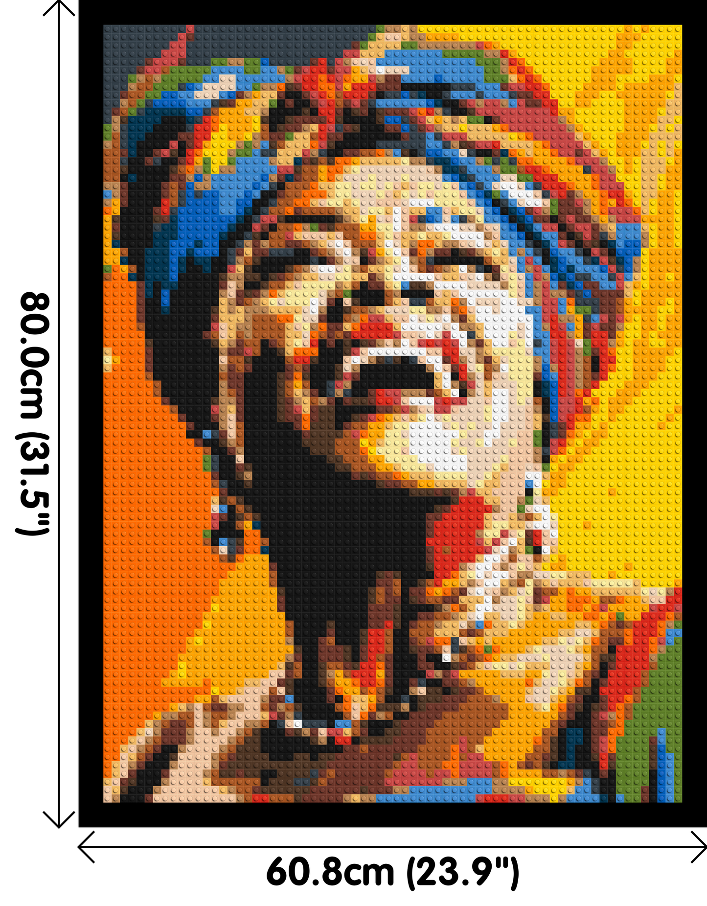 Maya Angelou - Brick Art Mosaic Kit 3x4 large