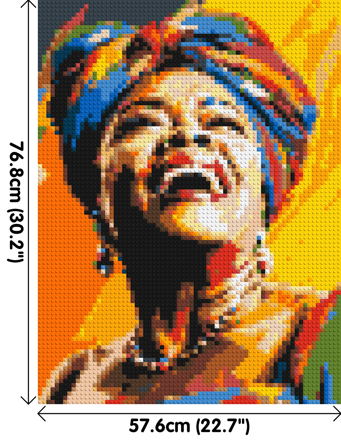 Maya Angelou - Brick Art Mosaic Kit 3x4 large