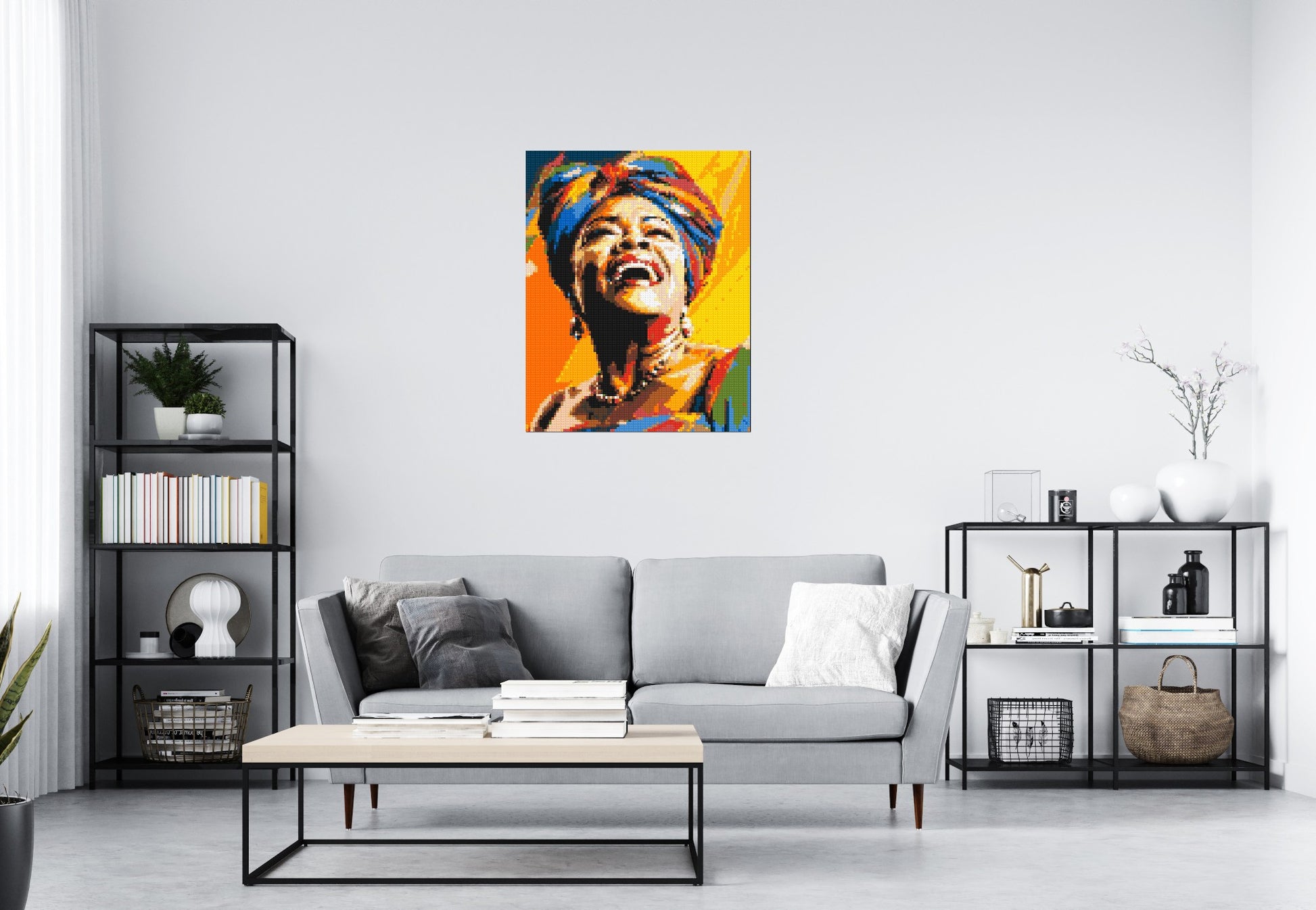 Maya Angelou - Brick Art Mosaic Kit 4x5 scene