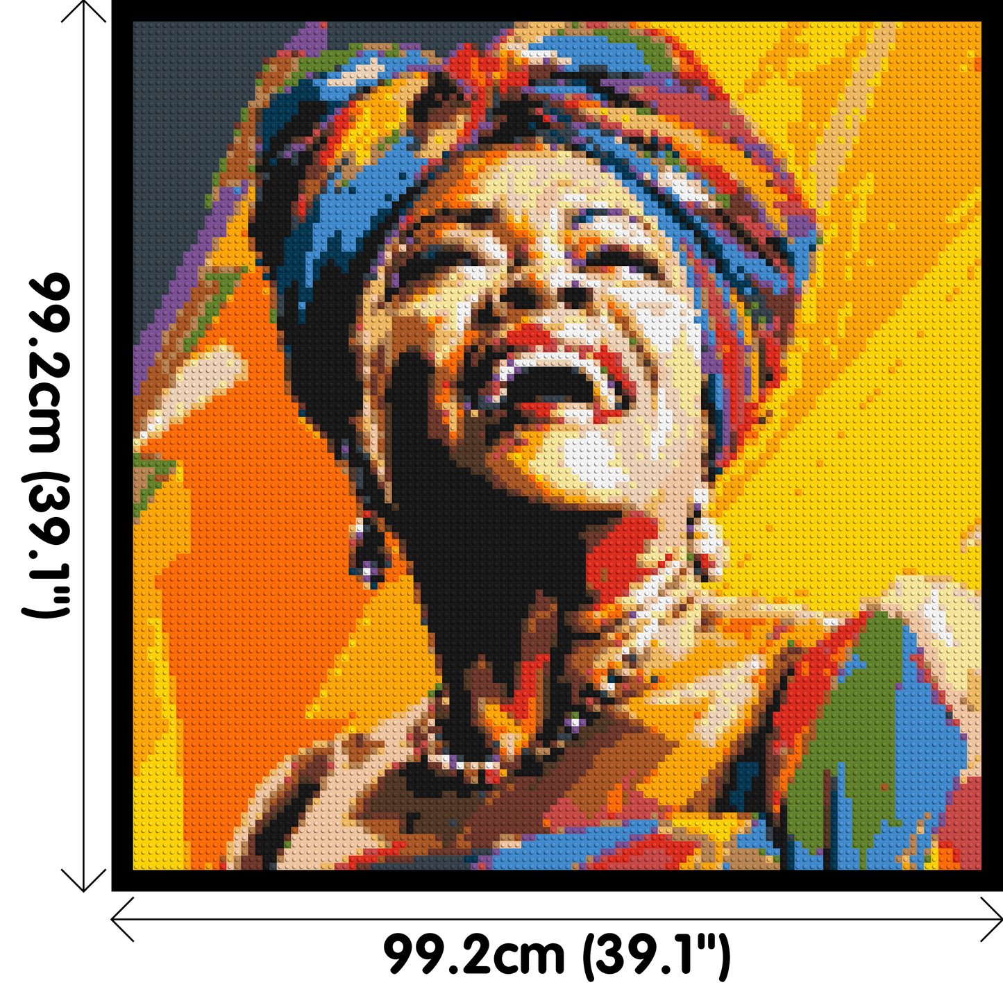 Maya Angelou - Brick Art Mosaic Kit 5x5 large