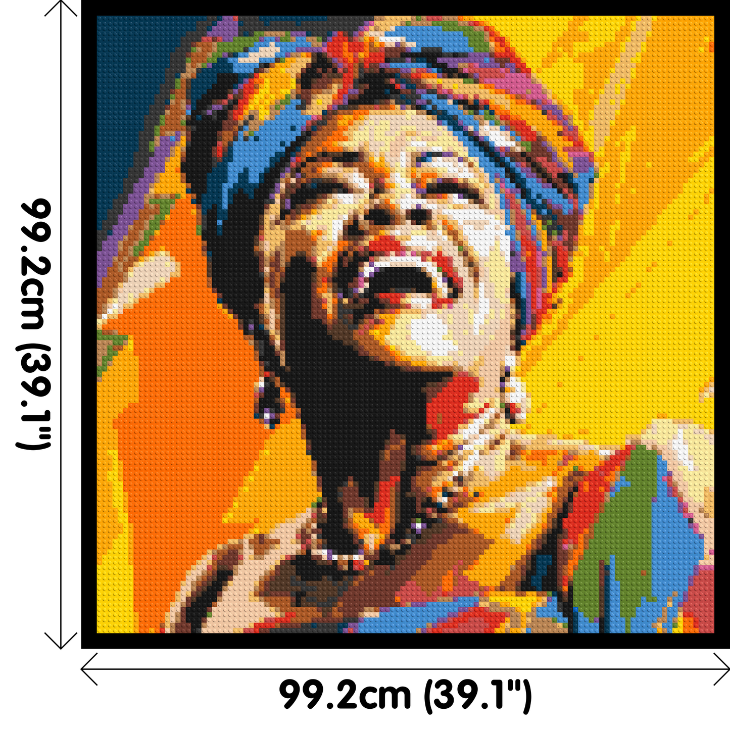 Maya Angelou - Brick Art Mosaic Kit 5x5 large