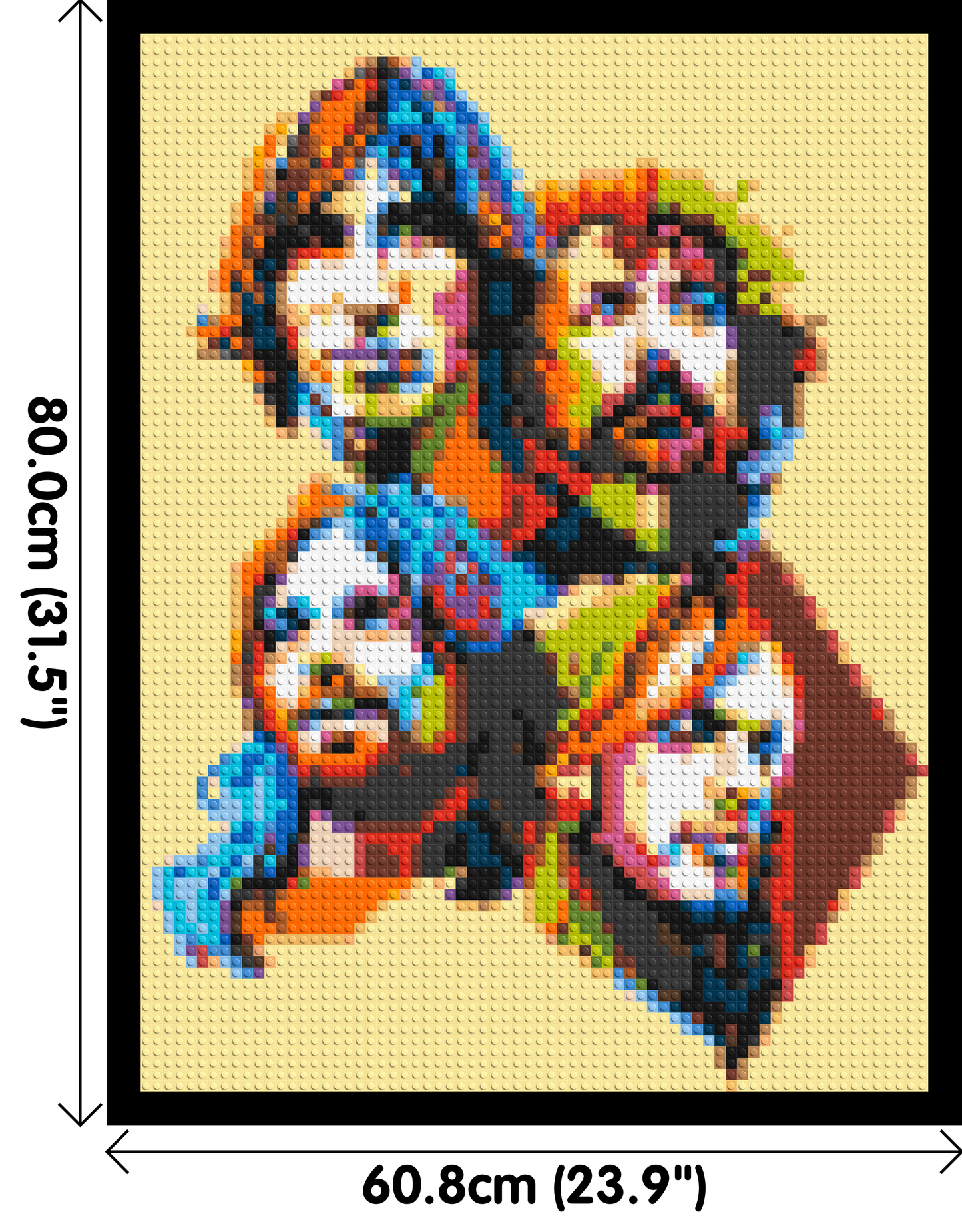 Pink Floyd - Brick Art Mosaic Kit 3x4 large