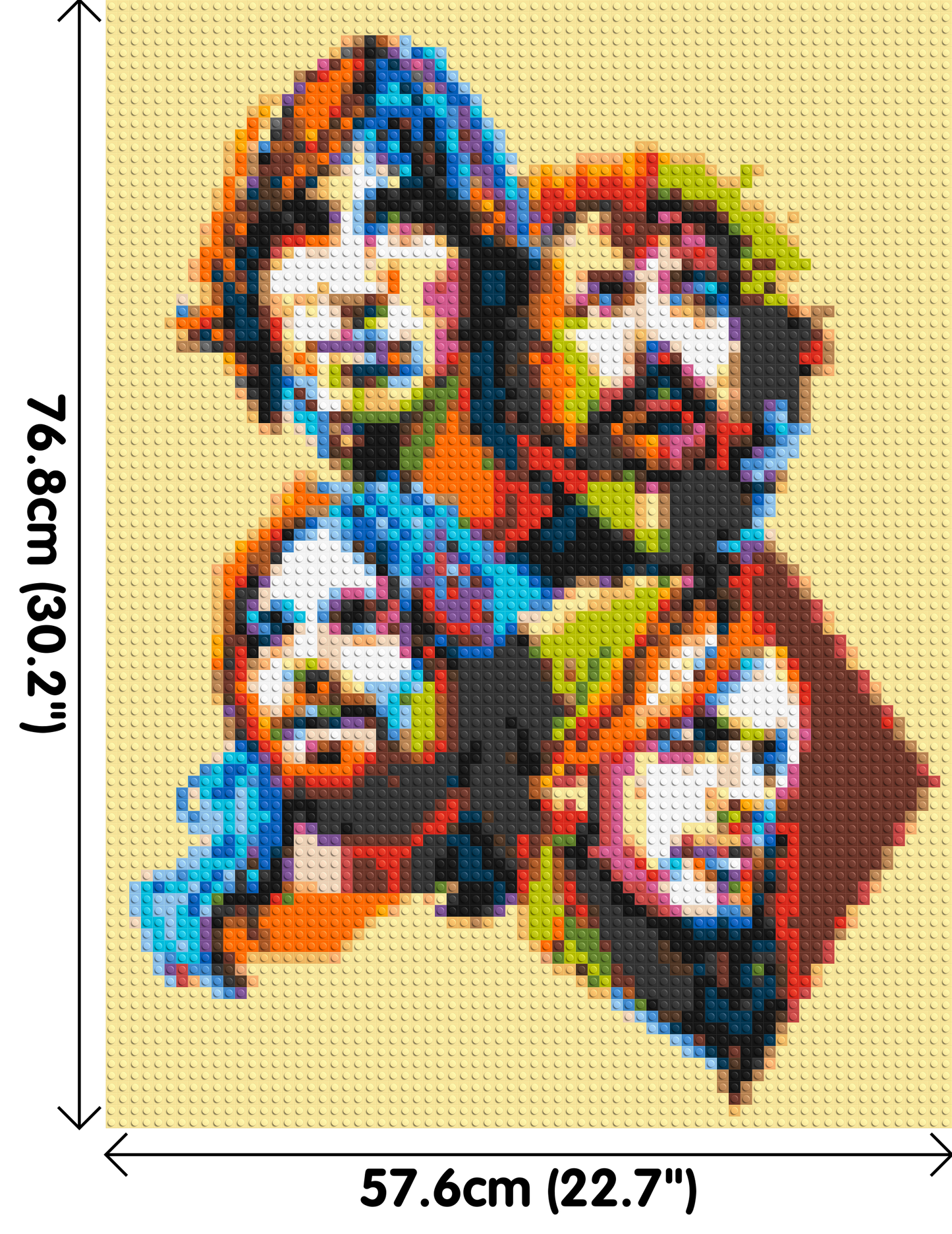 Pink Floyd - Brick Art Mosaic Kit 3x4 large
