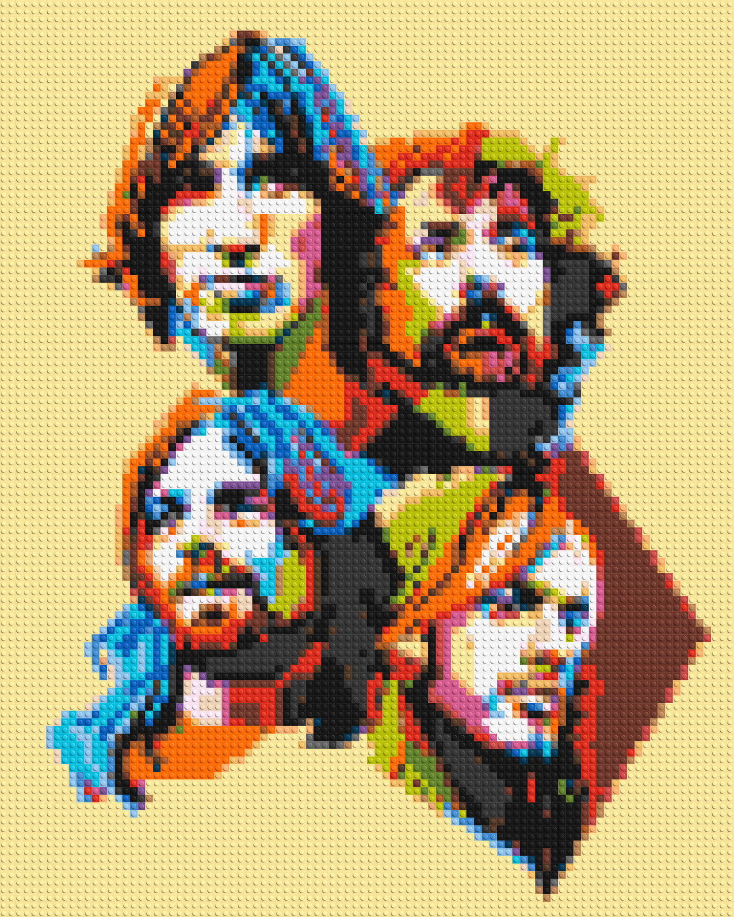 Pink Floyd - Brick Art Mosaic Kit 4x5 large