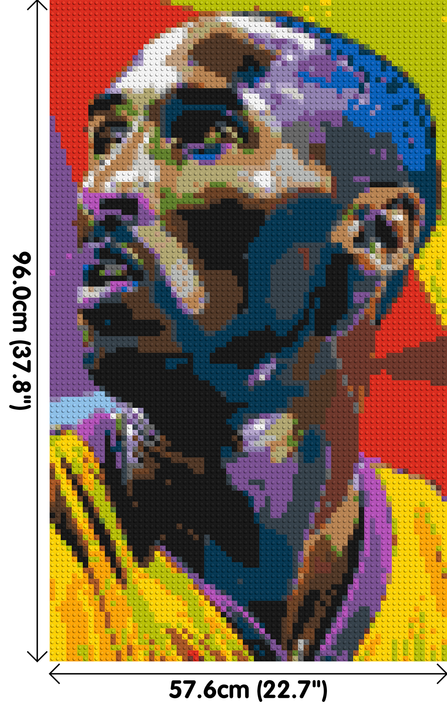 Kobe Bryant - Brick Art Mosaic Kit 3x5 large