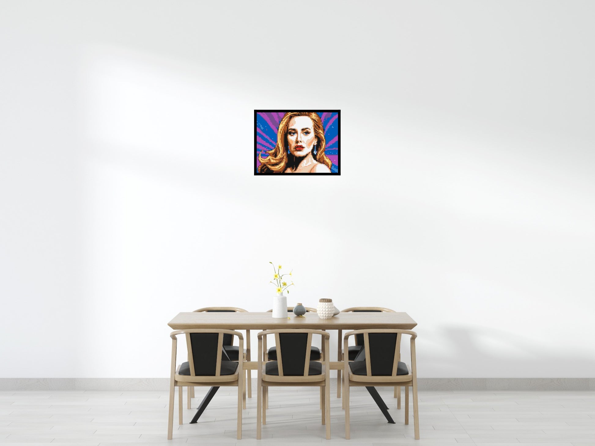 Adele - Brick Art Mosaic Kit 4x3 scene with frame