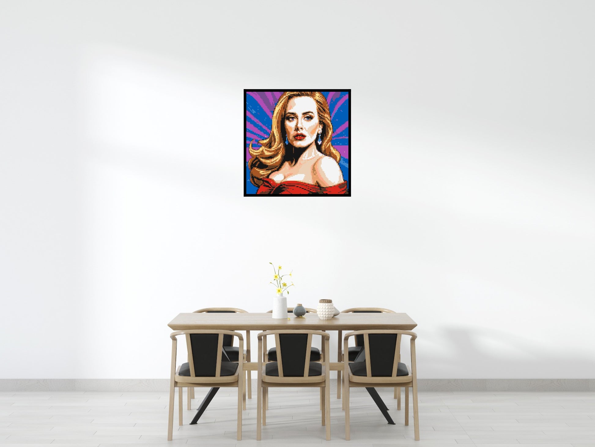 Adele - Brick Art Mosaic Kit 5x5 scene with frame