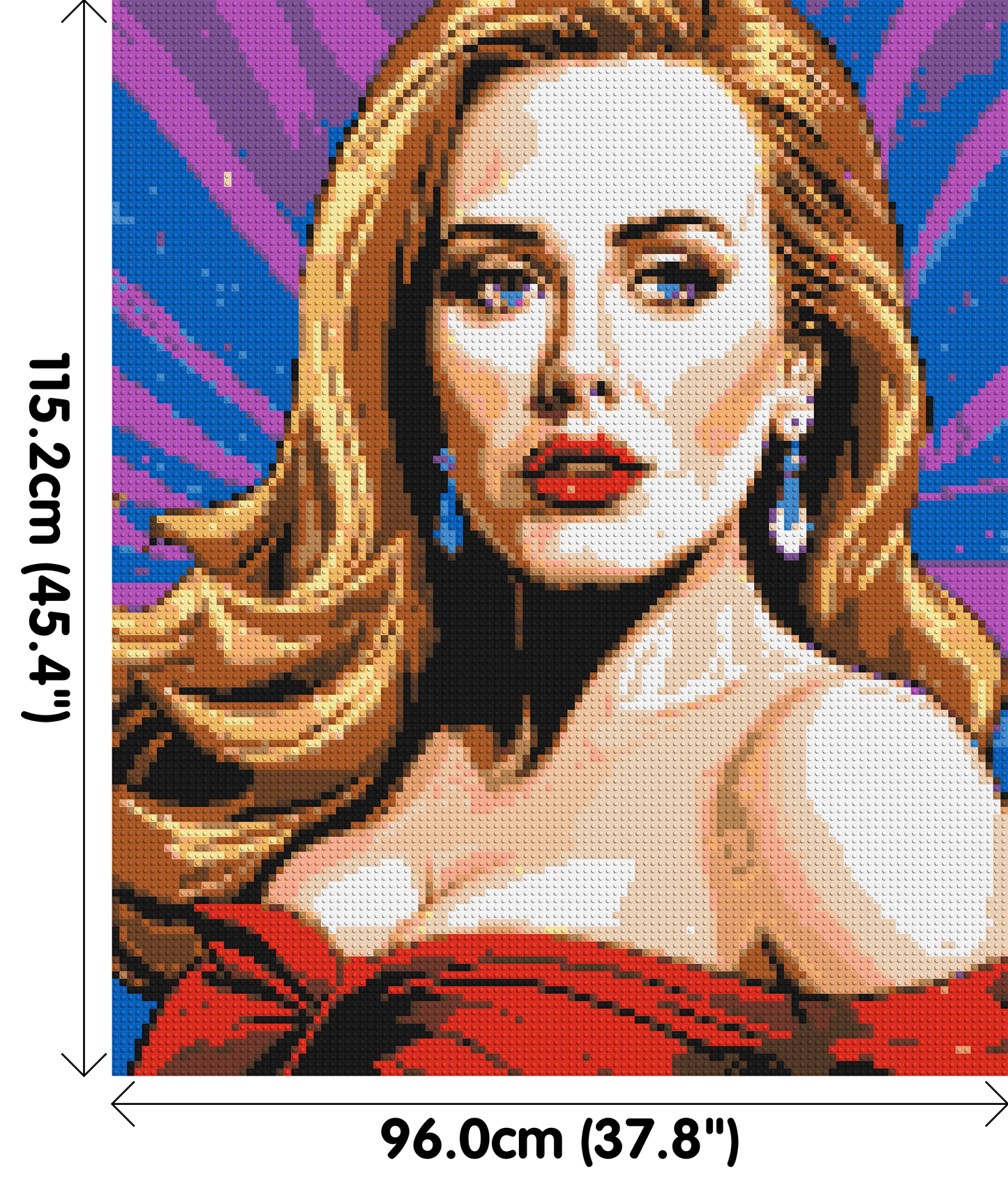 Adele - Brick Art Mosaic Kit 5x6 large