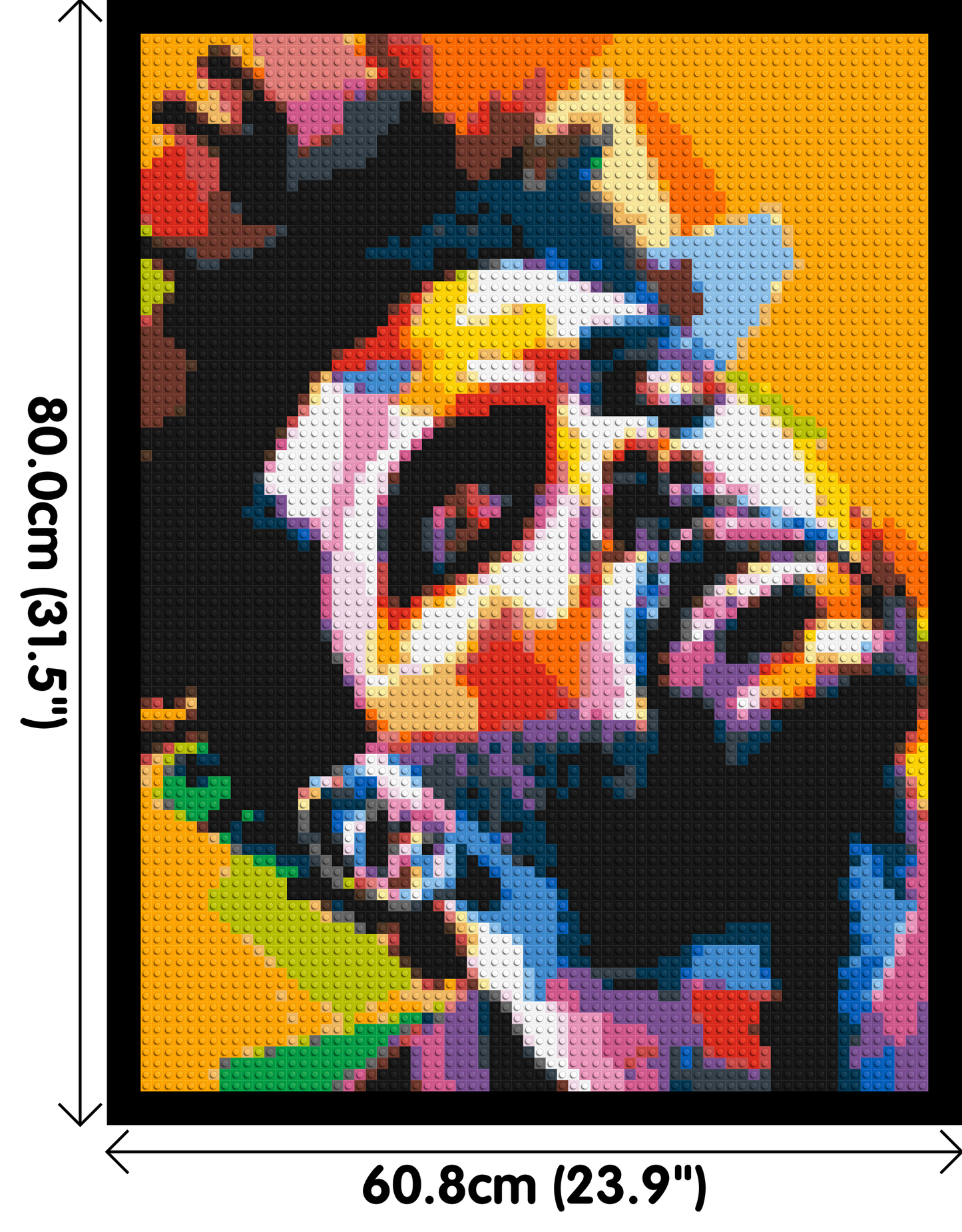 The Weeknd - Brick Art Mosaic Kit 3x4 large