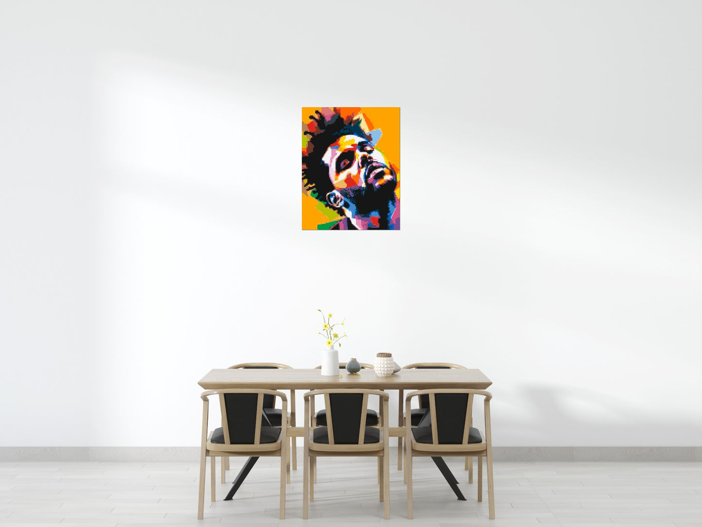 The Weeknd - Brick Art Mosaic Kit 4x5 large