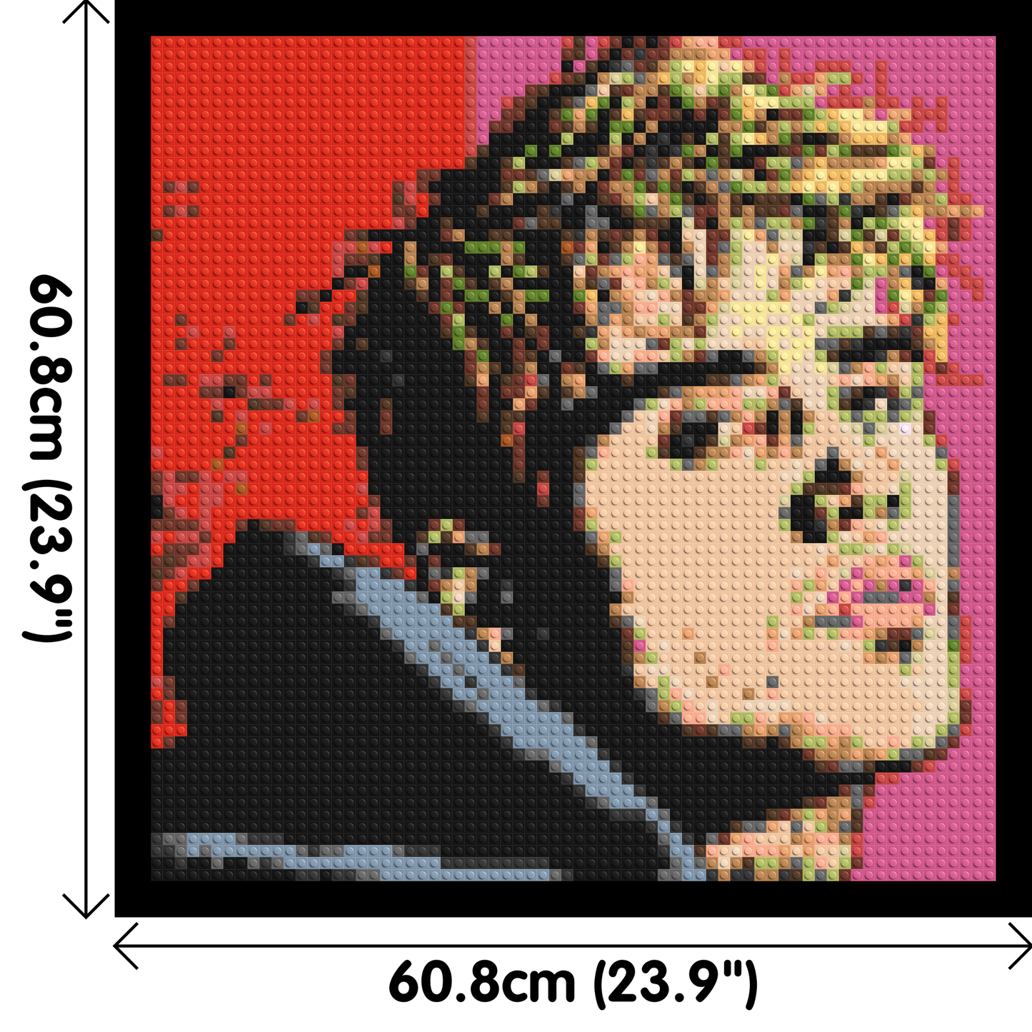 Justin Bieber - Brick Art Mosaic Kit 3x3 large