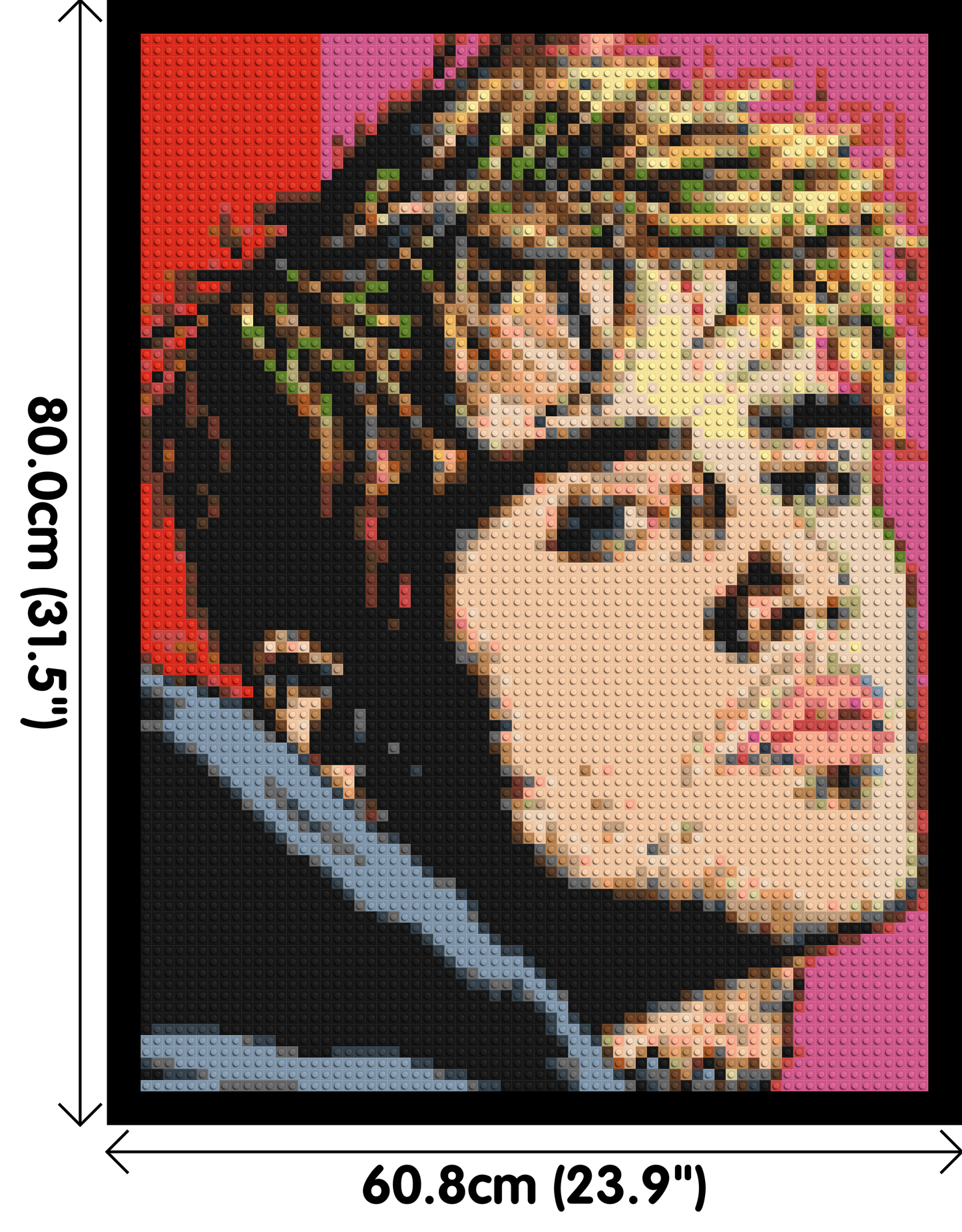 Justin Bieber - Brick Art Mosaic Kit 3x4 large