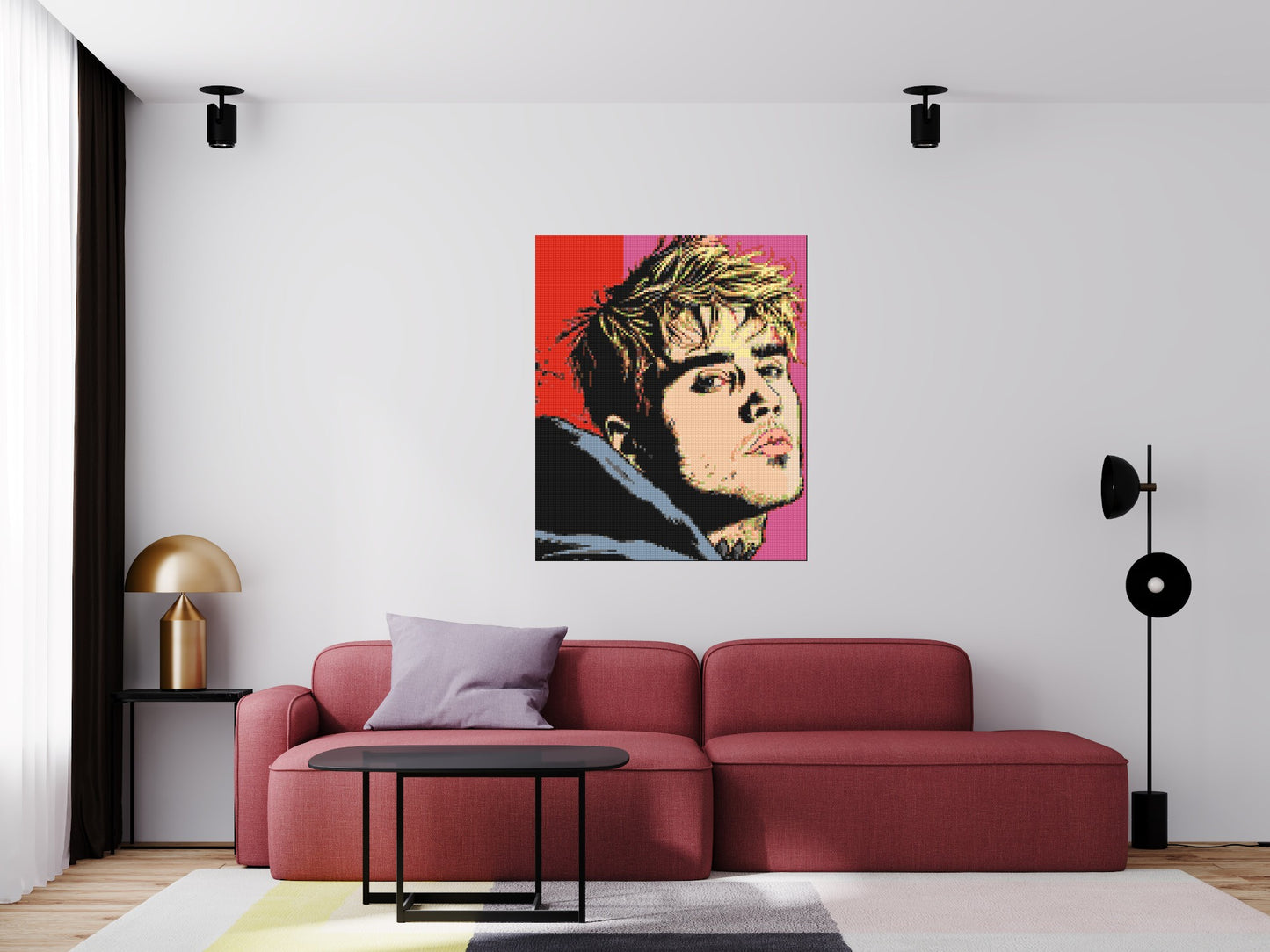 Justin Bieber - Brick Art Mosaic Kit 5x6 large