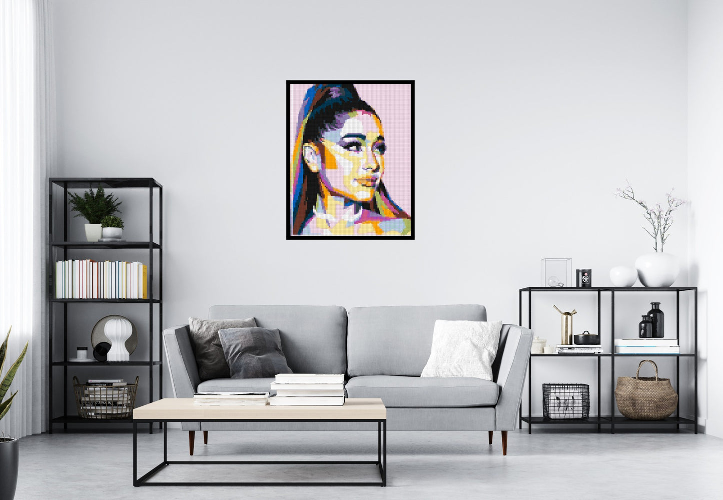 Ariana Grande - Brick Art Mosaic Kit 4x5 large