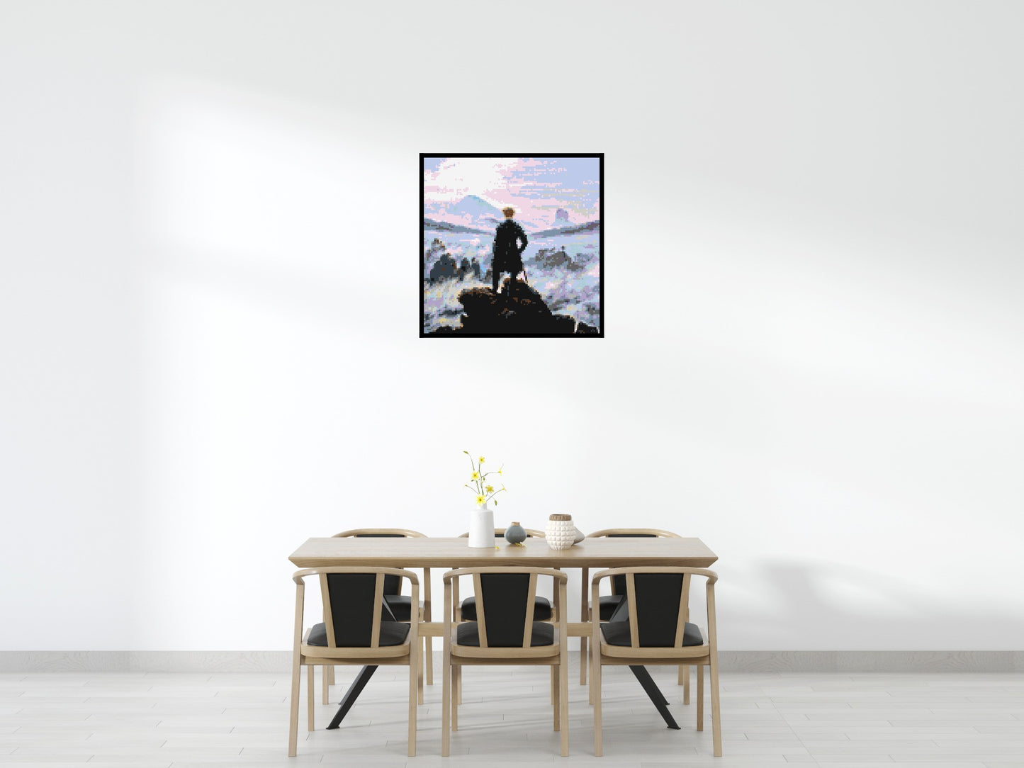 Wanderer Above the Sea of Fog by Caspar D. Friedrich  - Brick Art Mosaic Kit 5x5 large