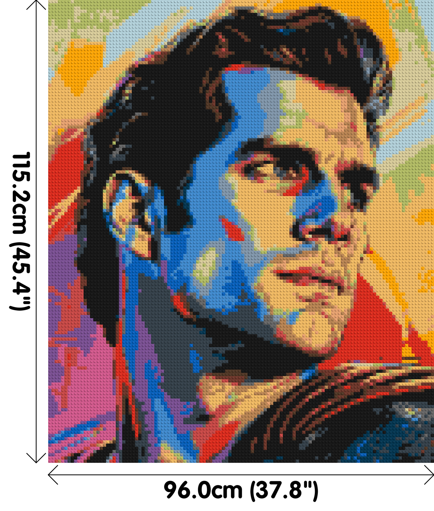 Henry Cavill - Brick Art Mosaic Kit 5x6 large