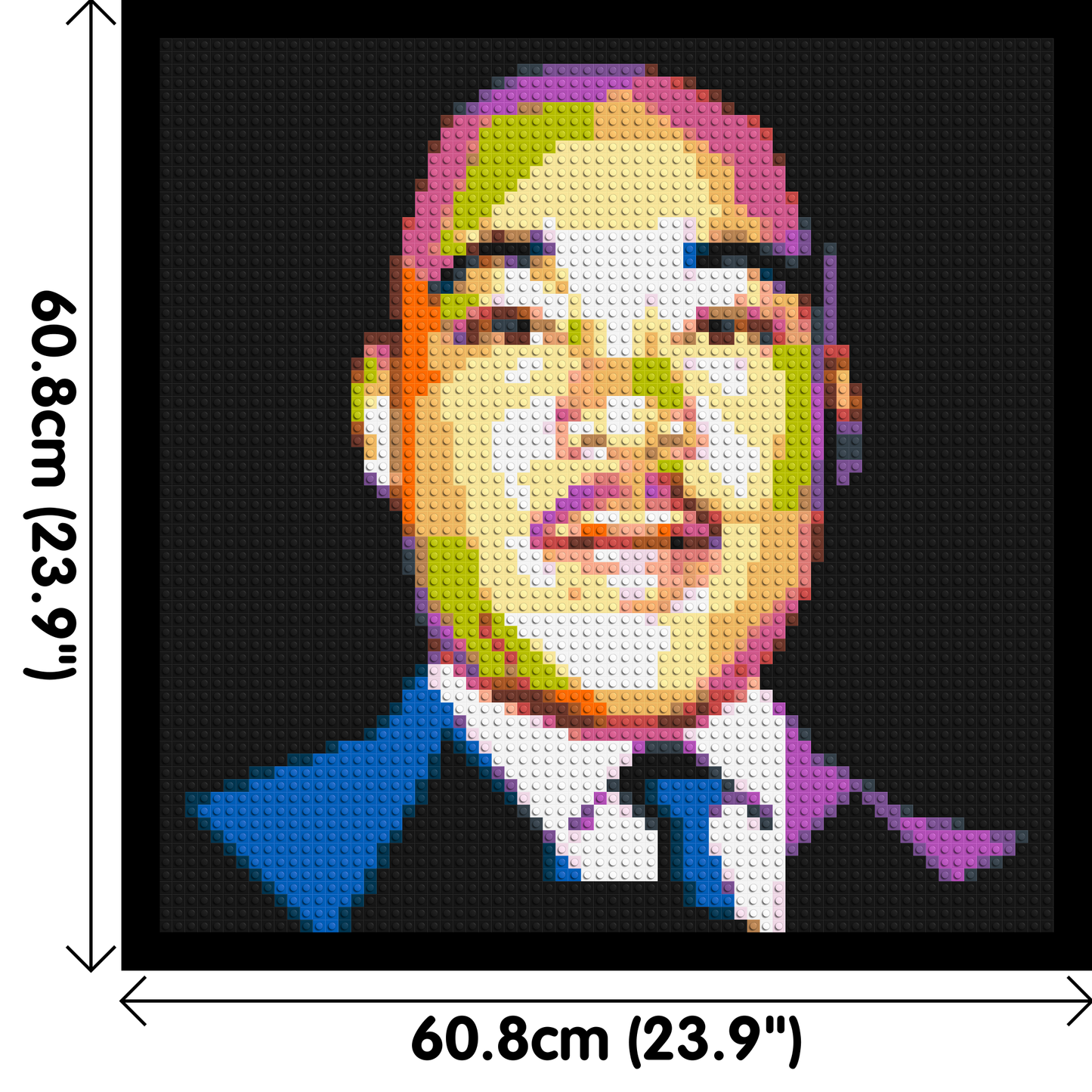 Martin Luther King Jr. - Brick Art Mosaic Kit 3x3 large