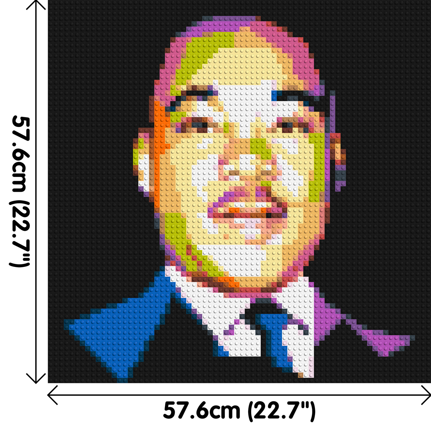 Martin Luther King Jr. - Brick Art Mosaic Kit 3x3 large