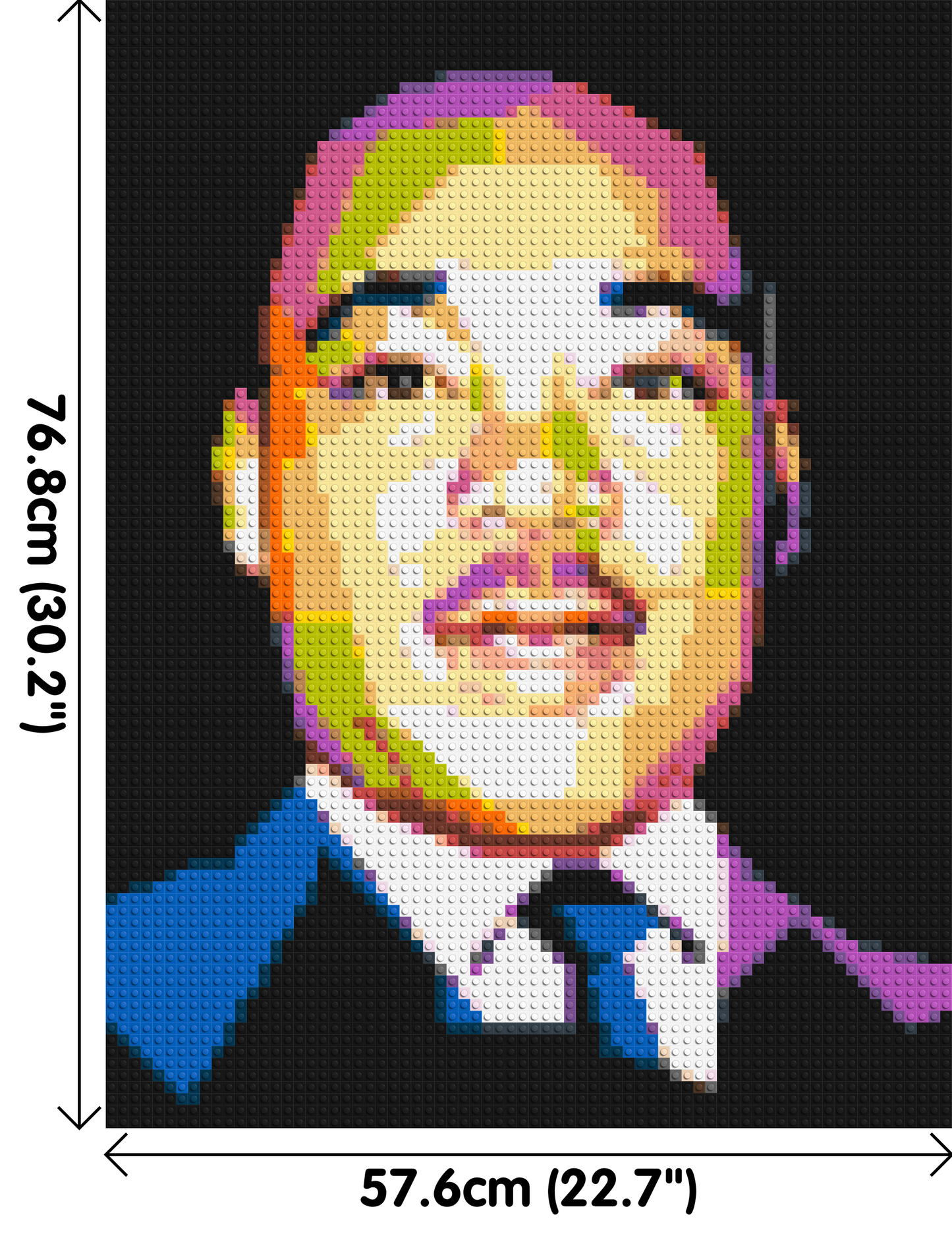 Martin Luther King Jr. - Brick Art Mosaic Kit 3x4 large