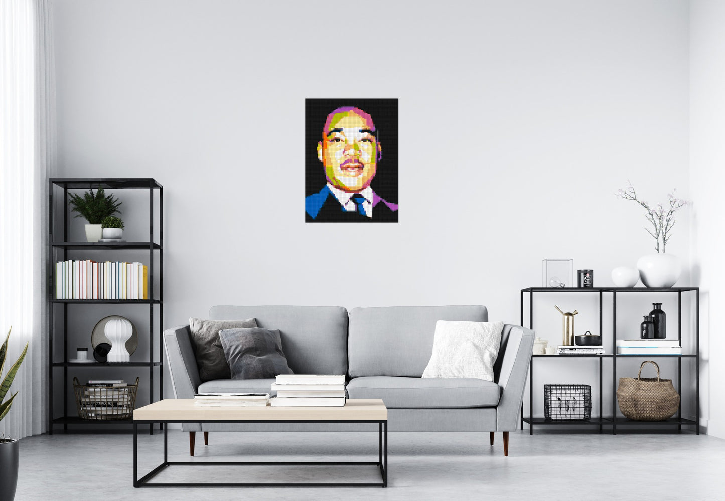 Martin Luther King Jr. - Brick Art Mosaic Kit 3x4 large