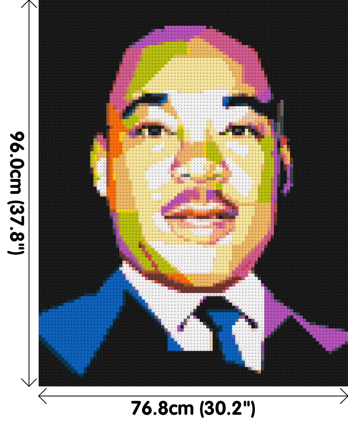 Martin Luther King Jr. - Brick Art Mosaic Kit 4x5 large