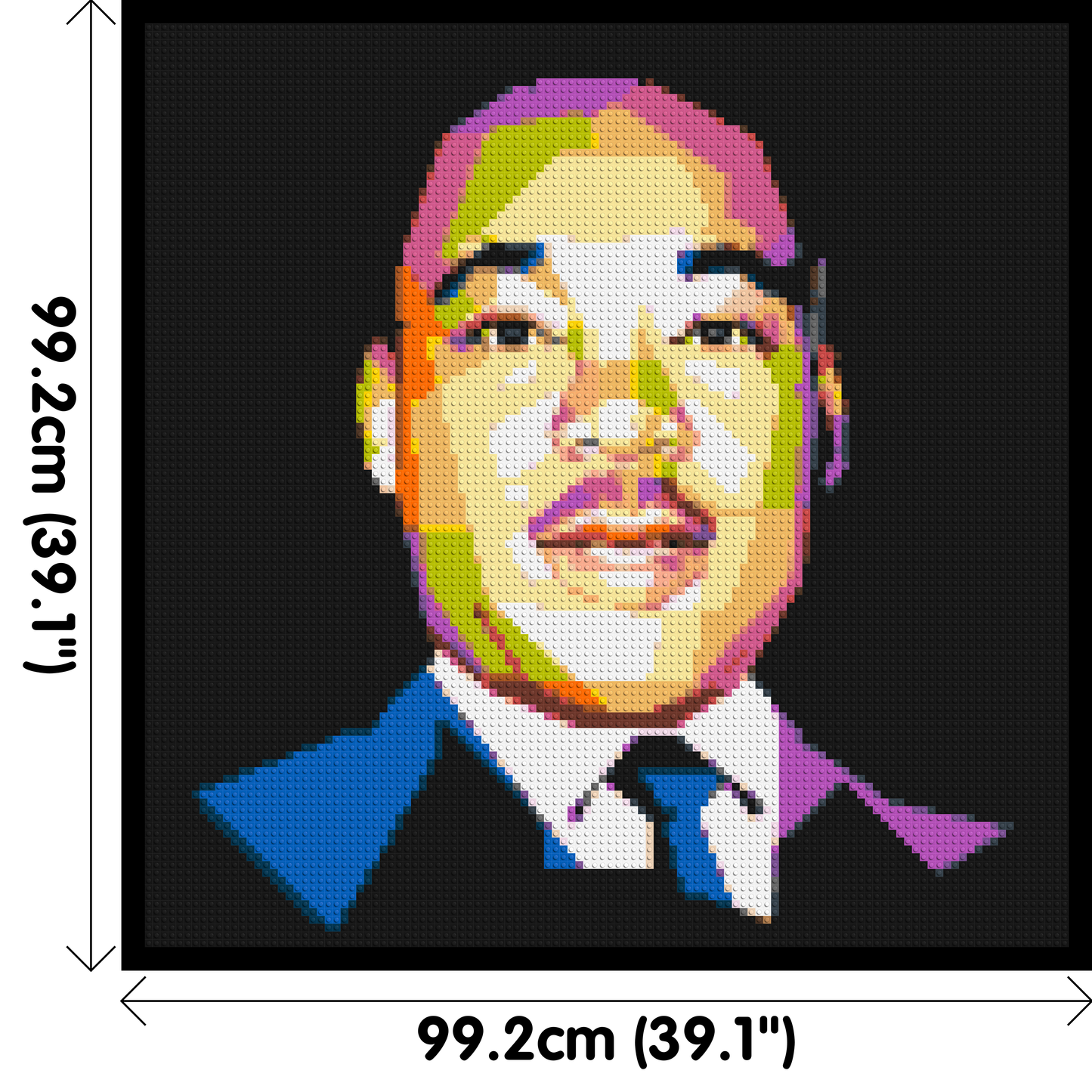 Martin Luther King Jr. - Brick Art Mosaic Kit 5x5 large