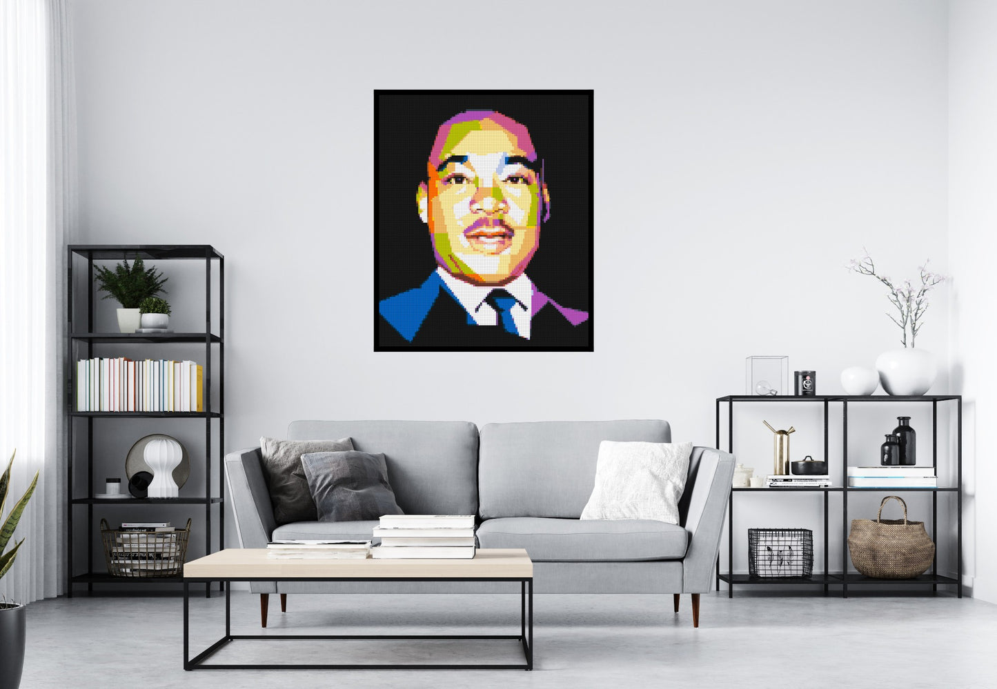 Martin Luther King Jr. - Brick Art Mosaic Kit 5x6 large