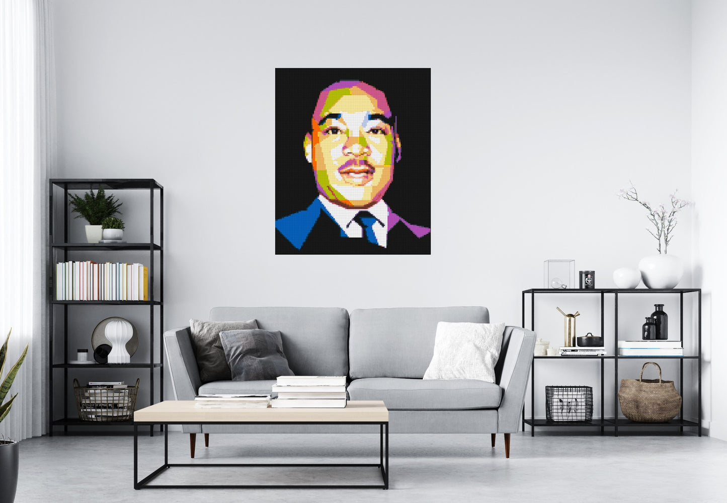 Martin Luther King Jr. - Brick Art Mosaic Kit 5x6 large