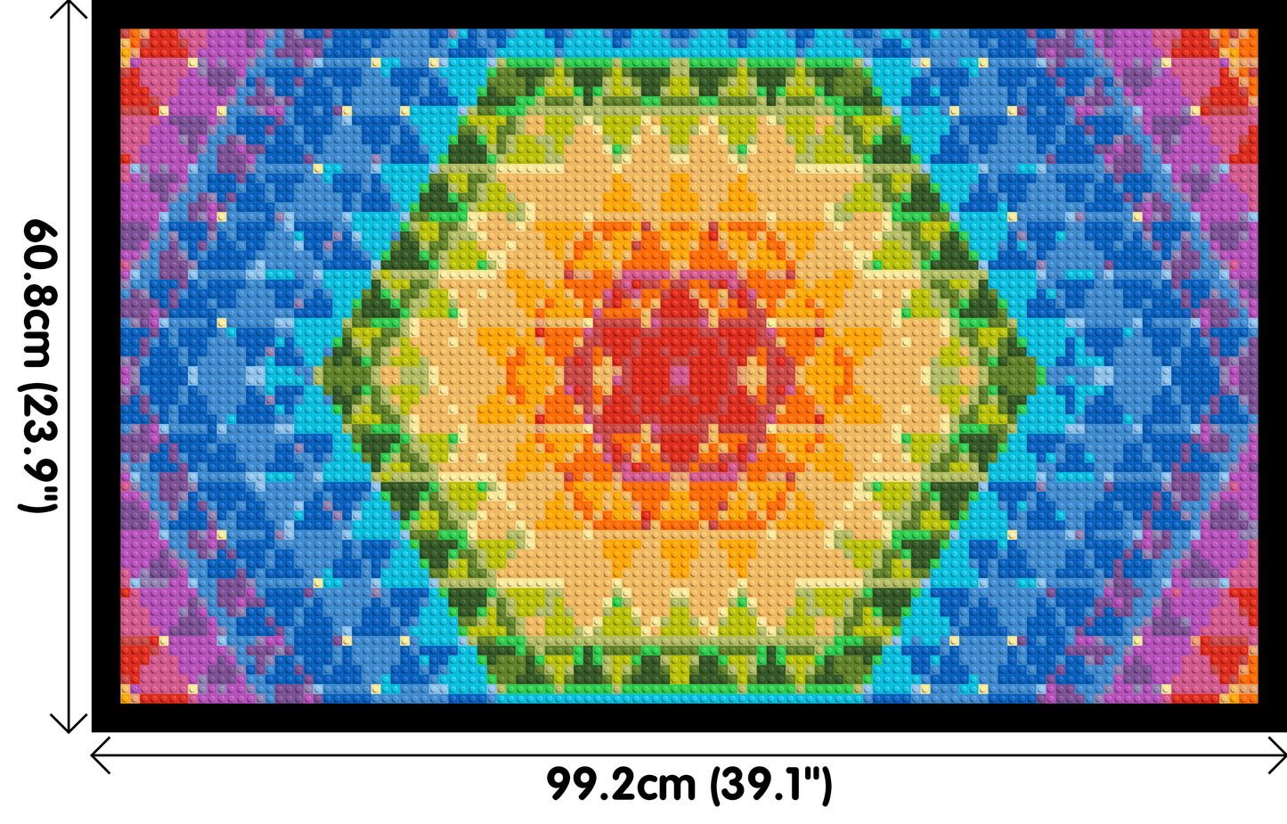 Abstract Pattern #8 - Brick Art Mosaic Kit 5x3 large