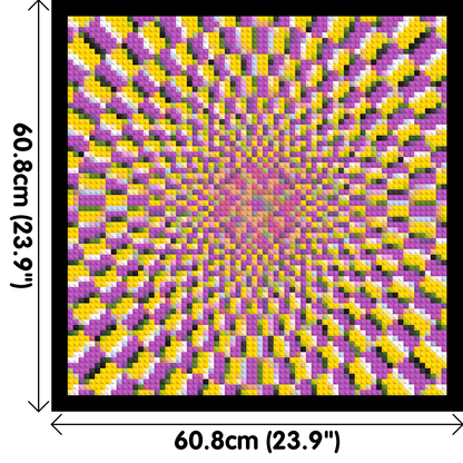 Abstract Pattern #5 - Brick Art Mosaic Kit 3x3 large