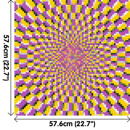 Abstract Pattern #5 - Brick Art Mosaic Kit 3x3 large