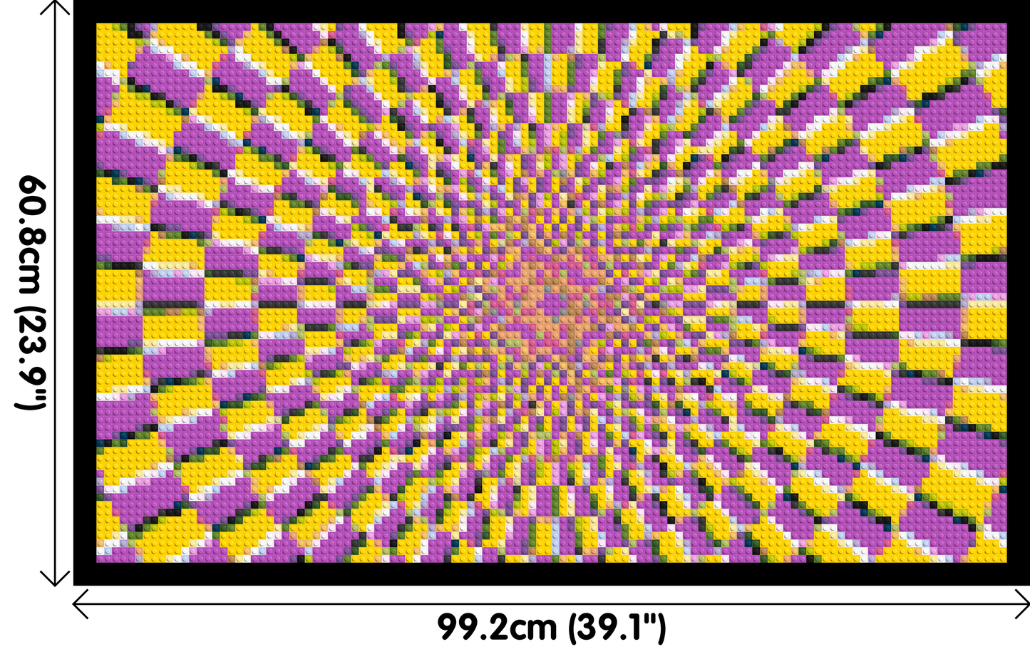 Abstract Pattern #5 - Brick Art Mosaic Kit 5x3 large