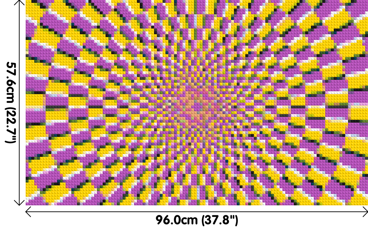 Abstract Pattern #5 - Brick Art Mosaic Kit 5x3 large