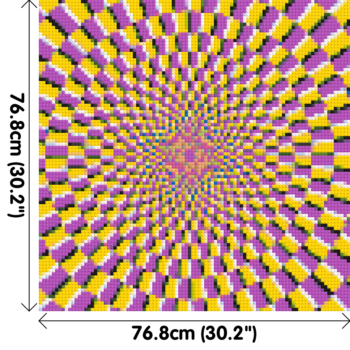 Abstract Pattern #5 - Brick Art Mosaic Kit 4x4 large