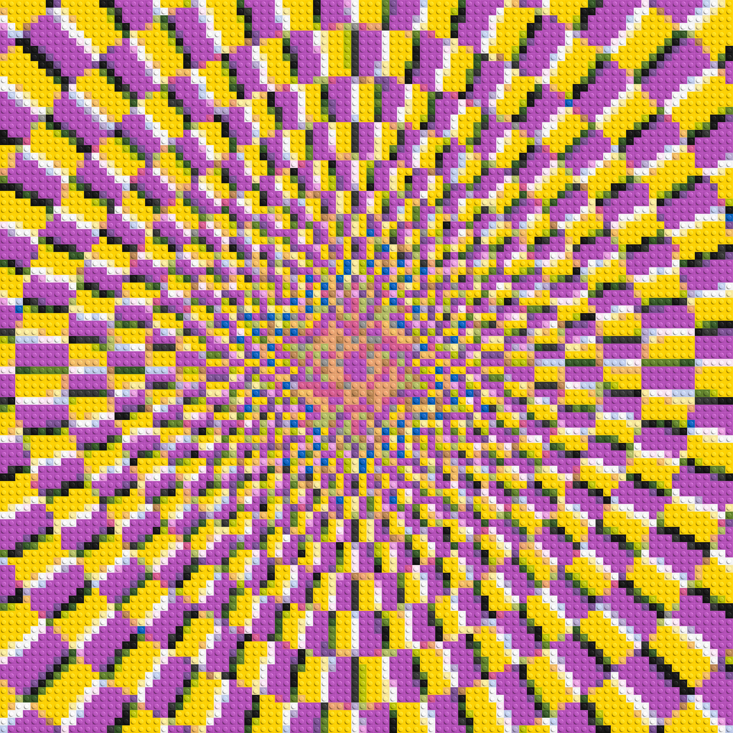 Abstract Pattern #5 - Brick Art Mosaic Kit 4x4 large