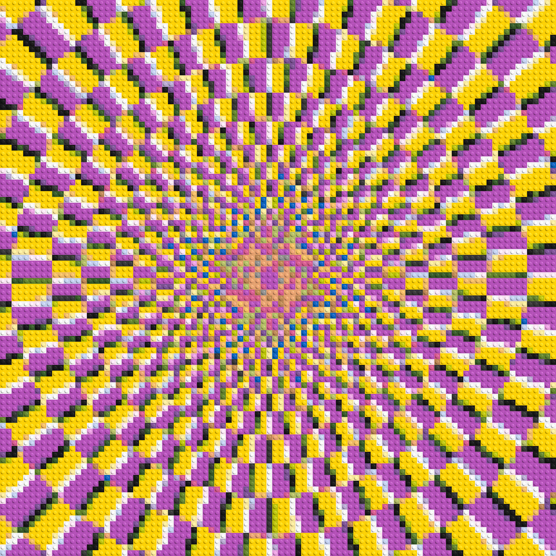 Abstract Pattern #5 - Brick Art Mosaic Kit 4x4 large