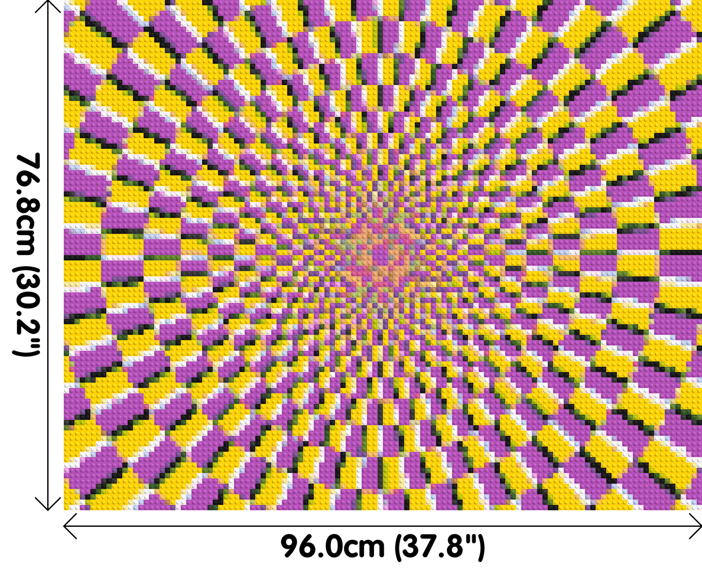 Abstract Pattern #5 - Brick Art Mosaic Kit 5x4 large