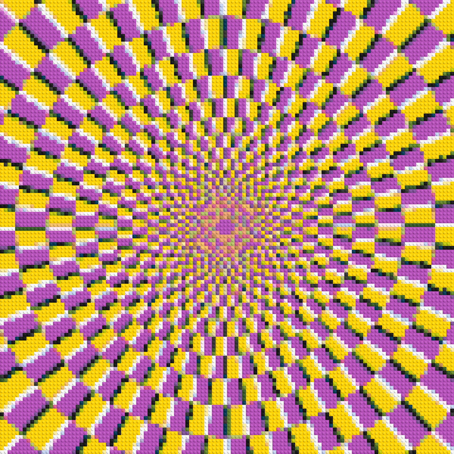 Abstract Pattern #5 - Brick Art Mosaic Kit 5x5 large