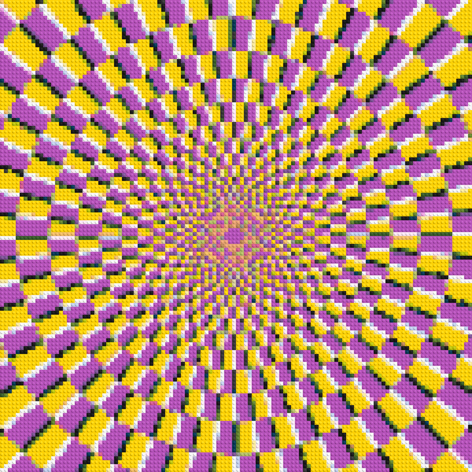 Abstract Pattern #5 - Brick Art Mosaic Kit 5x5 large