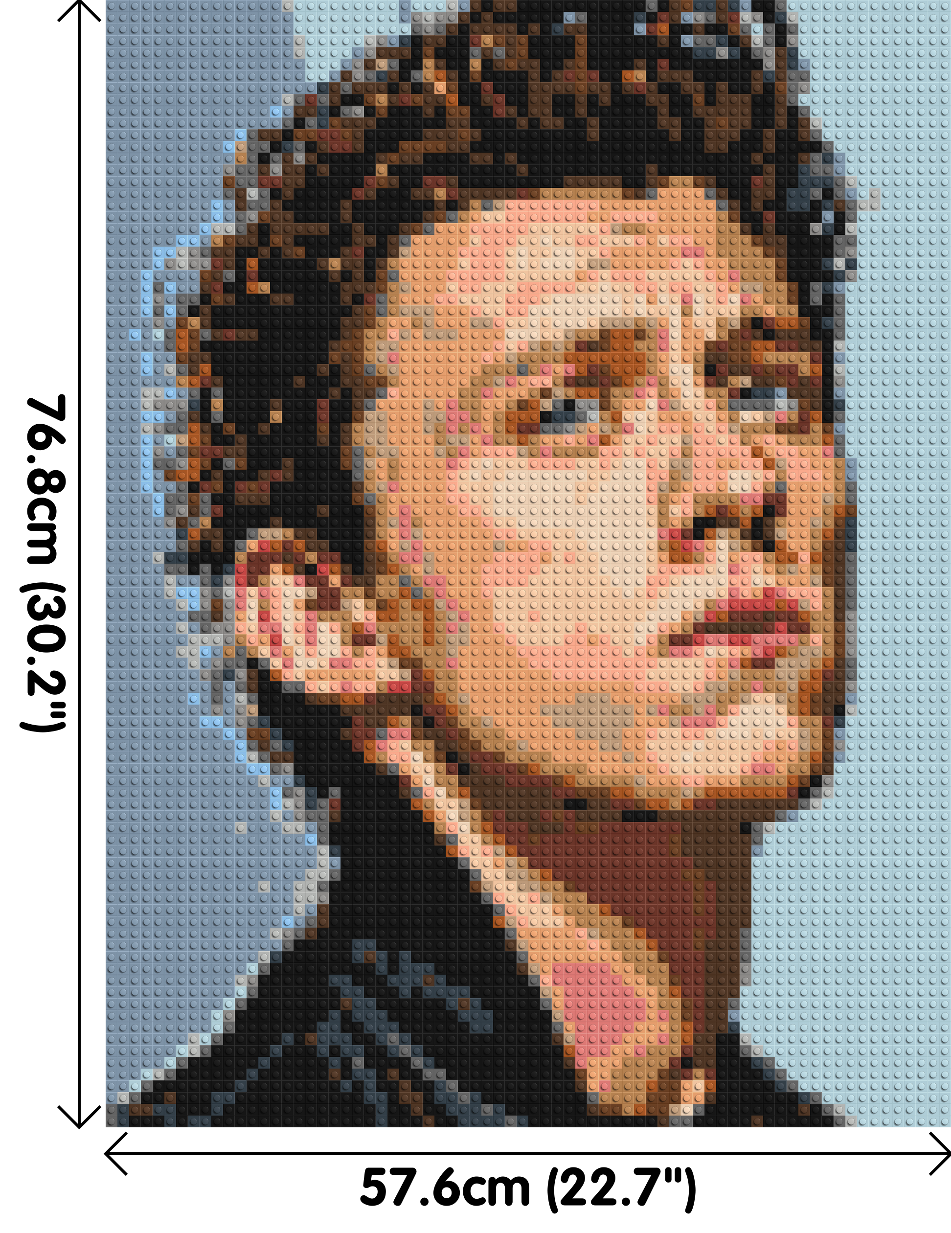 Tom Holland - Brick Art Mosaic Kit 3x4 dimensions