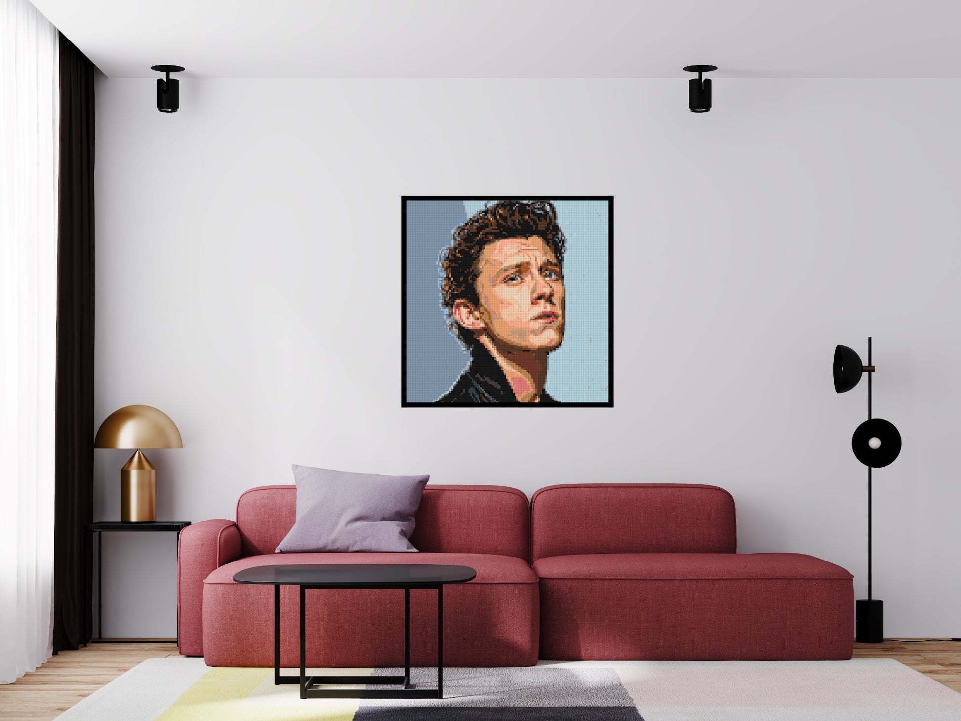 Tom Holland - Brick Art Mosaic Kit 5x5 scene with frame